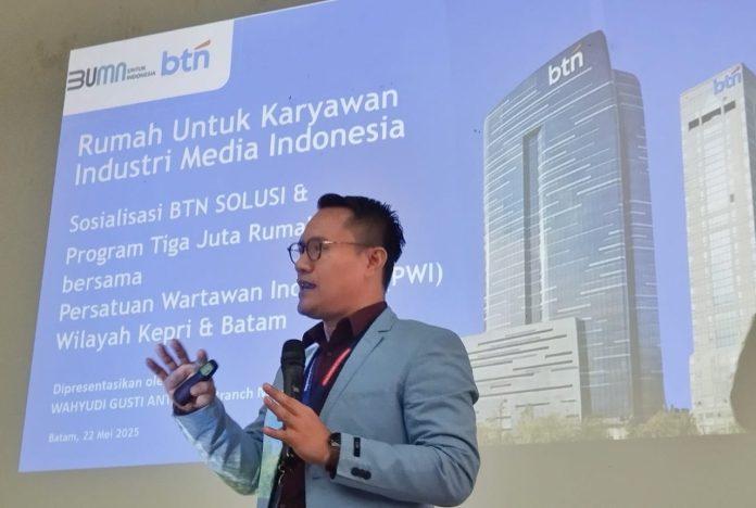 Bank BTN kolaborasi dengan PWI untuk rumah subsidi bagi pekerja pers. Foto : ubay