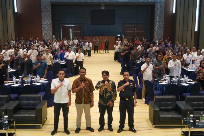 Direktur Lalu Lintas dan Penanaman Modal BP Batam, Rully Syah Rizal, membuka FGD Pelaksanaan Lalu Lintas Barang di KBPB Batam. Foto : BP Batam untuk Batam Raya
