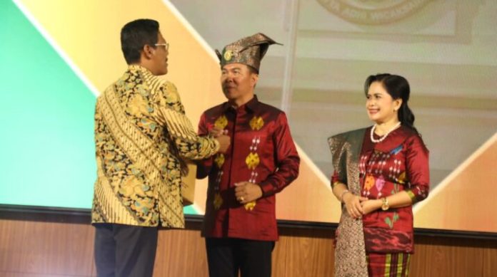 Ketua DPRD Kota Batam, Haji Muhammad Kamaluddin, menghadiri acara pisah sambut Kepala Kejaksaan Negeri (Kajari) Kota Batam. Foto : ist